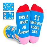 11th Years Old Birthday Gifts - Socks for Kids Age 11, Gift Ideas for 11 Year Old Tween Boys Girls, Presents for 11 Year Olds