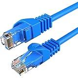 Cables Direct Online Cat6 20FT Network Ethernet Patch Cable, 550Mhz Internet Wire, Compatible with PC, Laptop, Modem, Router, TVs, Printer Cord, Consoles for Home and Office, Blue
