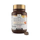 Bee and You Royal Jelly Tablet, Propolis Extract, Bee Pollen, 100% Natural Superfood, Ultra Pure, Immune Support Supplement, Improve Energy, Focus, Antioxidants, Fresh, Keto, Paleo, Gluten-Free | 60ct