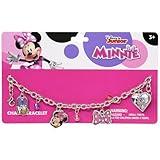 Disney Charm Bracelet with Metal Charms and Jelly Faceted Beads (Minnie)