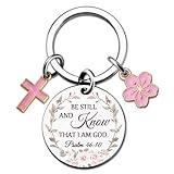 Christian Gifts for Women Faith Inspirational Keychain Religious Gifts for Teen Girls Moms Sisters Friends Inspirational Christian gift for Birthdays Easter Encouragement Spiritual Gift for Women