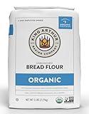 King Arthur Unbleached Organic Bread Flour - High Protein 12.7% for Lofty Yeasted Breads, Non-GMO, Kosher Certified - Premium Baking Flour for Artisan Loaves, Pizza Dough, and Sourdough (5 lbs)