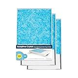 PetSafe ScoopFree Crystal Cat Litter & Refill Tray with Lid, Fresh Scent, 4.3 Lb Bag with Each Tray, Pack of 3
