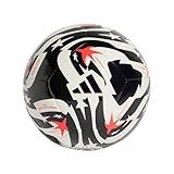 adidas Unisex-Adult FIFA Club World Cup Club Soccer Ball, White/Black/Lucid Red, 4