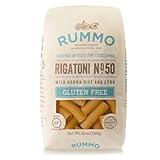 Rummo Gluten Free Rigatoni N.50 - Gluten Free Pasta, Made with Corn & Rice, Rigatoni Pasta Noodles, Pasta from Italy - 12 Ounce (Pack of 1)