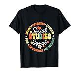 Social Studies Squad Teacher Back To School First Day T-Shirt