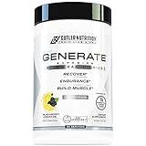 Generate EAA and BCAA Powder: Best Post Workout Recovery Drink and Branched Chain Amino Acids Supplement with Essential Amino Acids, 5g BCAAs, 2g EAAs | BlackBerry Lemonade, 30 Servings