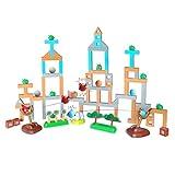 ROLOSO Newly Licensed Angry Birds Toys Playsets Build N’ Launch Construction Brick Assembly Building Blocks Sets Pig City Strike 2 Takedown Space Planet Game Catapult Slingshot Gift Box 97pcs