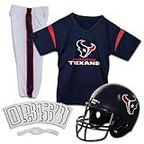 Franklin Sports Houston Texans Kids NFL Uniform Set - Youth NFL Team Jersey, Helmet, Pants + Apparel Costume - Official Gear -Youth Small