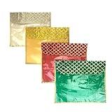 LOVENSPIRE 5 Assorted Gotta Patti Saree Bags Lehnga Cover Clothes Organizer Sari Storage Bag for Wardrobe and Gifting Storage Indian Wedding Favor Cloth Case Birthday