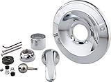 Delta Faucet Shower Handle Renovation Repair Trim Kit for Delta 600 Series Tub, Chrome RP54870