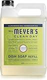 MRS. MEYER'S CLEAN DAY Liquid Dish Soap Refill, Biodegradable Formula, Lemon Verbena (48 Fl Oz (Pack of 1))