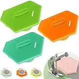 3 PCS Magnetic Seam Guide for Sewing Machine, 2025 Upgraded Multifunctional Polygonal Hemmer Seam Guide with Scale, Sewing Accessories Supplies Tool