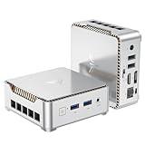 KAMRUI Essenx E2 Mini PC, W-11 Pro 12th Twin Lake N150 Mini PC(up to 3.6GHz), 8GB DDR 256GB M.2 SSD Micro PC, Support DP 4K Triple Display, WiFi, BT, DP, Gigabit Ethernet Desktop Computer pc Office