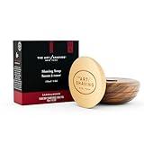 The Art of Shaving Shaving Soap Set - Shave Soap Refill with Wood Shaving Bowl, Protects Against Irritation, Sandalwood, 3.3 Ounce