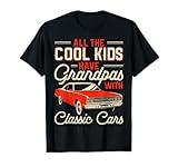 Grandpas with Classic Cars Funny Old Car Enthusiast Car Guy T-Shirt