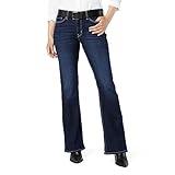 Levi Strauss Signature Gold Women's True Boot Jean Mid-Rise Stretch Denim (Standard and Plus), Tinty Night, 20