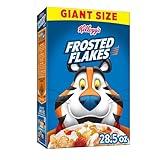 Kellogg's Frosted Flakes Breakfast Cereal, Kids Cereal, Family Breakfast, Giant Size, Original, 28.5oz Box (1 Box)