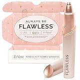 Finishing Touch Flawless Brows Eyebrow Hair Remover for Women, Electric Eyebrow Razor for Women with LED Light for Instant and Painless Hair Removal