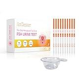 AnTester FSH Menopause Test Strips, 10 Test Pack, Menopause Testing Kit, Home Urine FSH Test at Home, Perimenopause Test Hormone Balance for Women