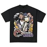 Guzado Rapper Graphic T-Shirt Rap Hip-Hop Tee Concert Merch Basketball Streetwear Y2K Shirt for Men Womens (Cotton, Kobe 3)