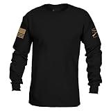 Grunt Style Core Basic Long Sleeve Men's T-Shirt (Black, X-Large