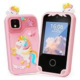 Kids Phone for Girl Toys, Kids Camera Toy Smart Phone Birthday Gifts Toddler Ages 2, 3, 5, 7, 8, 10 Year Old, Educational Learning Toys with 2.8" Touchscreen, Music Player, Video Player, Game(Pink)