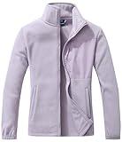 GIMECEN Women's Full Zip Soft Polar Fleece Jacket Outdoor Recreation Coat with Pockets Long-Sleeve Comfortable Outerwear