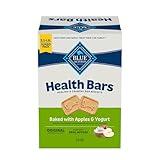 Blue Buffalo Health Bars Oven-Baked with Natural Ingredients, Apples & Yogurt Crunchy Dog Biscuits, 3 lbs.