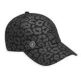 Gaiam Womens Classic Fitness Hat Baseball Cap, Leopard Print Black