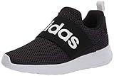 adidas unisex child Lite Racer Adapt 4.0 Running Shoes, Black/Black/White, 3.5 Big Kid US