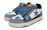 Aelfric Eden Sneakers Starry Climb Stars Casual All-Match Denim Skate Shoes Lace-up Sneaker