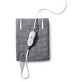 Sunbeam Premium Sunbeam Heating Pad with Compact Storage, Standard Size, Gray