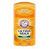 Arm & Hammer Ultra Max Antiperspirant Deodorant 1 Ounce Travel Size (Pack of 2)