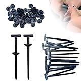 Nylon Universal Cable Tie Buckle – UV Resistant, Tool-Free Install, Heavy Duty Self-Locking Nylon Zip Ties Holder for Car Repairs, Wire Management & Home Projects (20 Pcs)