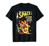 Space Action / Vintage Science Fiction Comic Book T-Shirt