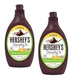 Hershey Simply 5 Chocolate Syrup - Pack of 2 - Only 5 Ingredients - Genuine Chocolate Flavor - No High Fructose Corn Syrup - Stock Up Today