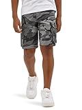 Wrangler Boys' Charge Cargo Short, Jungle Anthrcite Camo