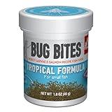 Fluval Bug Bites Tropical Fish Food, Small Granules for Small to Medium Sized Fish, 1.6 oz., A6577