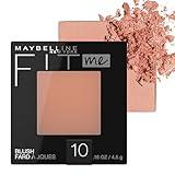 Maybelline Fit Me Blush, Lightweight, Smooth, Blendable, Long-lasting All-Day Face Enhancing Makeup Color, Buff, 1 Count
