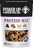 Power Up Premium Trail Mix - Protein Packed 14oz, No Added Sugar, Made Without Peanuts, Gluten Free, Vegan, Non-GMO