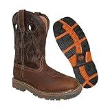 WOLF Industrial Products Composite Toe Dark Brown Western Boot Size 6.5