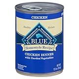 Blue Buffalo Homestyle Recipe Adult Wet Dog Food, Made with Natural Ingredients, Chicken Dinner with Garden Vegetables, 12.5-oz. Can
