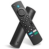 Replacement Remote Control for TV Stick/4K/AMZ Stick 4K Max(1st /2nd Gen)/Lite/TV Cube with Voice, and Compatible with All Toshiba/Insignia/Pioneer Smart TVs