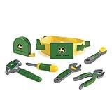 TOMY John Deere Deluxe Talking Toolbelt - 7-Piece Tool Set - Interactive Building Toys - Preschool Toys Ages 2 Years and Up - 7 Count