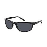 Edge I-Wear Black Sporty Sunglasses with Grey Polarized Lens & Slim Temples for Men