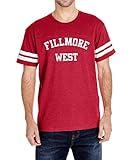 Fillmore West Pigpen Inspired Vintage Tribute T-shirt, Van Ness, San Fransico Tee, Carousel Ballroom, Airplane(Red, XX-Large)