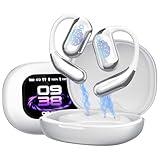 AI Language Translation Earbuds - OWS Wireless Real-Time Translator 3-in-1 Bluetooth 5.4 Headphones with 144 Online Foreign Languages & Accents Two-Way Earphones for Travel Business Learning 丨 White
