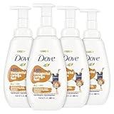Dove Foaming Body Wash 4 Count For Kids Coconut Cookie Sulfate-Free Skin Care, 13.5 Fl Oz
