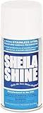 Sheila Shine 1 x 10 Oz. Stainless Steel Cleaner and Polish Aerosol Spray, Protect Household Kitchen Surface, Removes Grease, Fingerprint & Watermark, Polish & Leaves a Streak Free Shine for Appliances